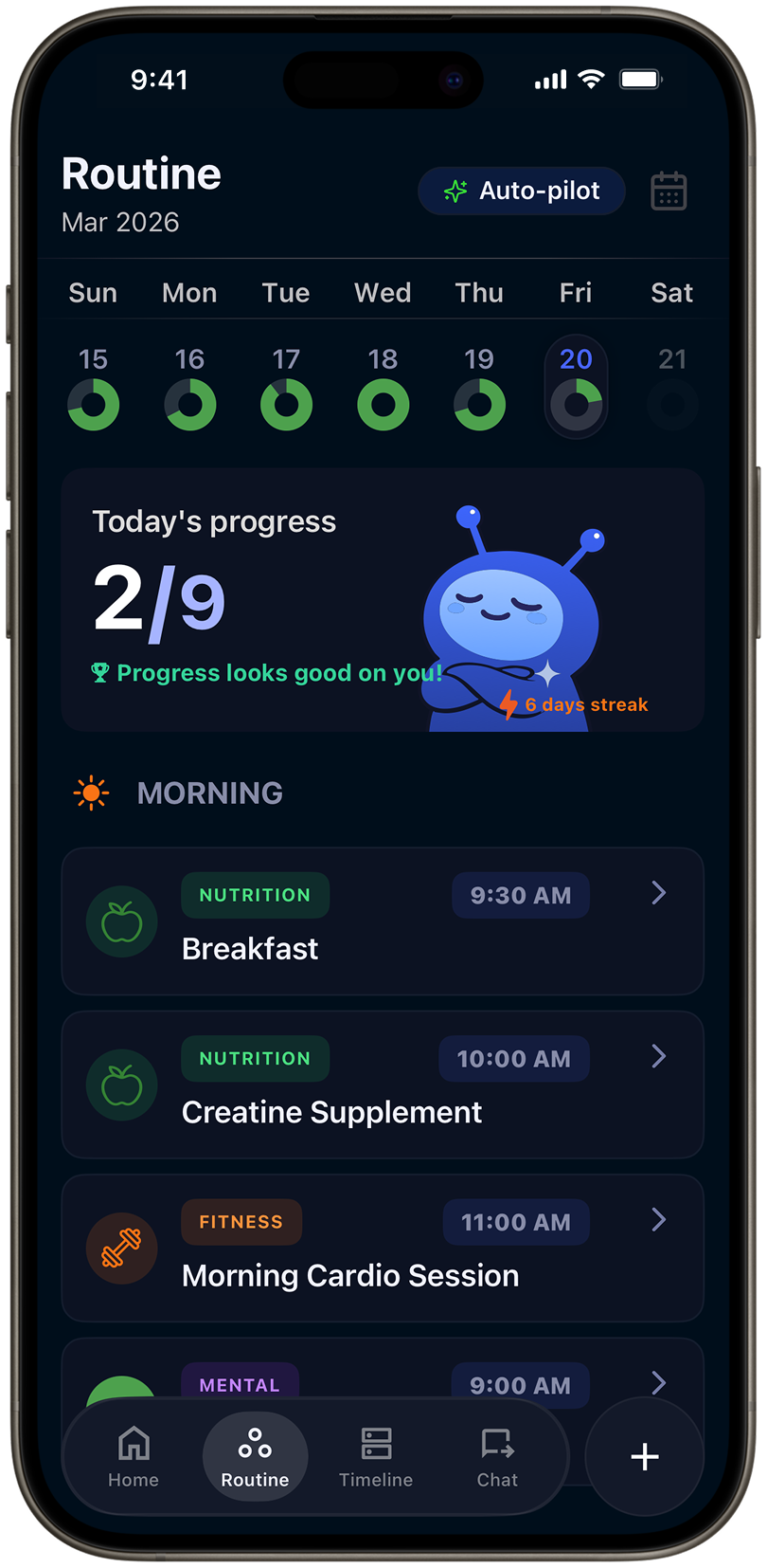 xHeal Health Awareness - see your complete health score across all domains
